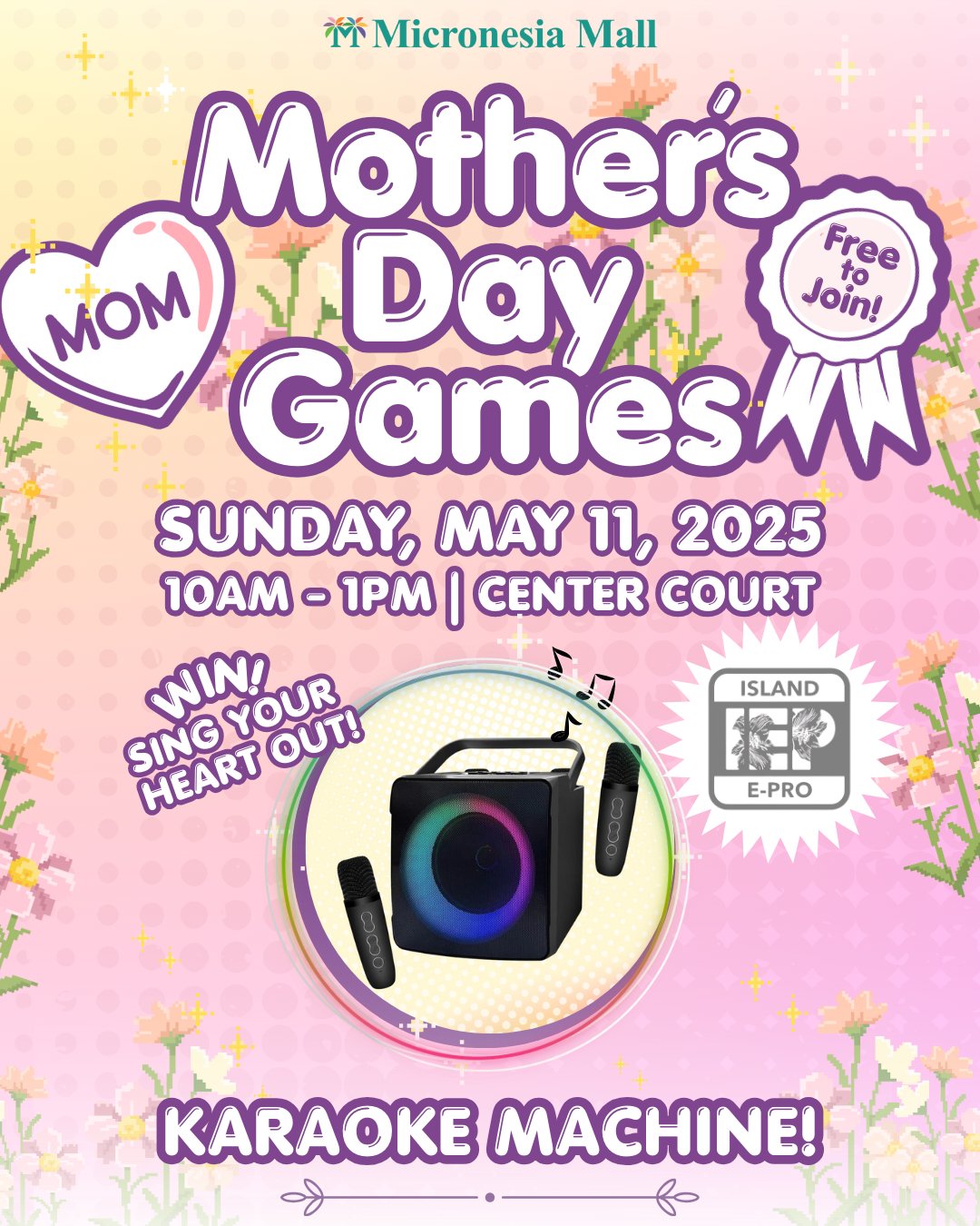 Mothers Day Games Flyer 04